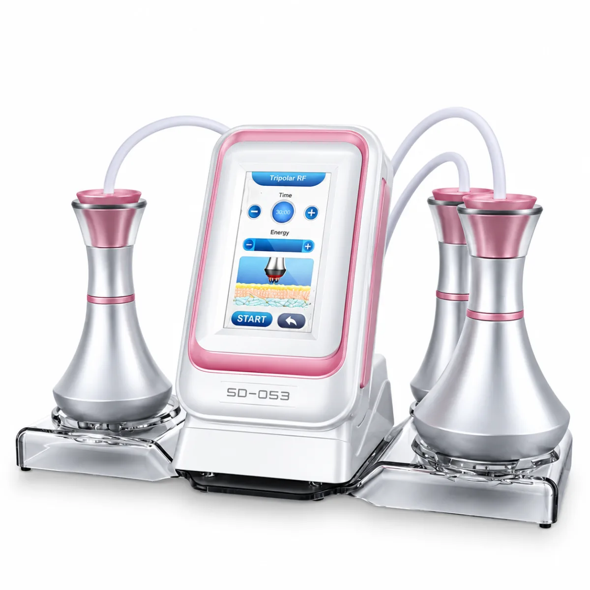 CAVITADOR RADIOFRECUENCIA MULTIFUNCIONAL 3 EN 1 (80K) - PINK