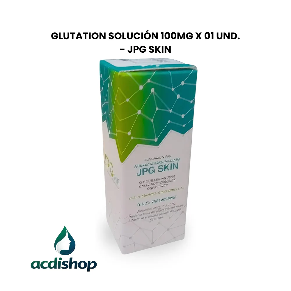 GLUTATION SOLUCIÓN 100MG X 01 UND. - JPG SKIN