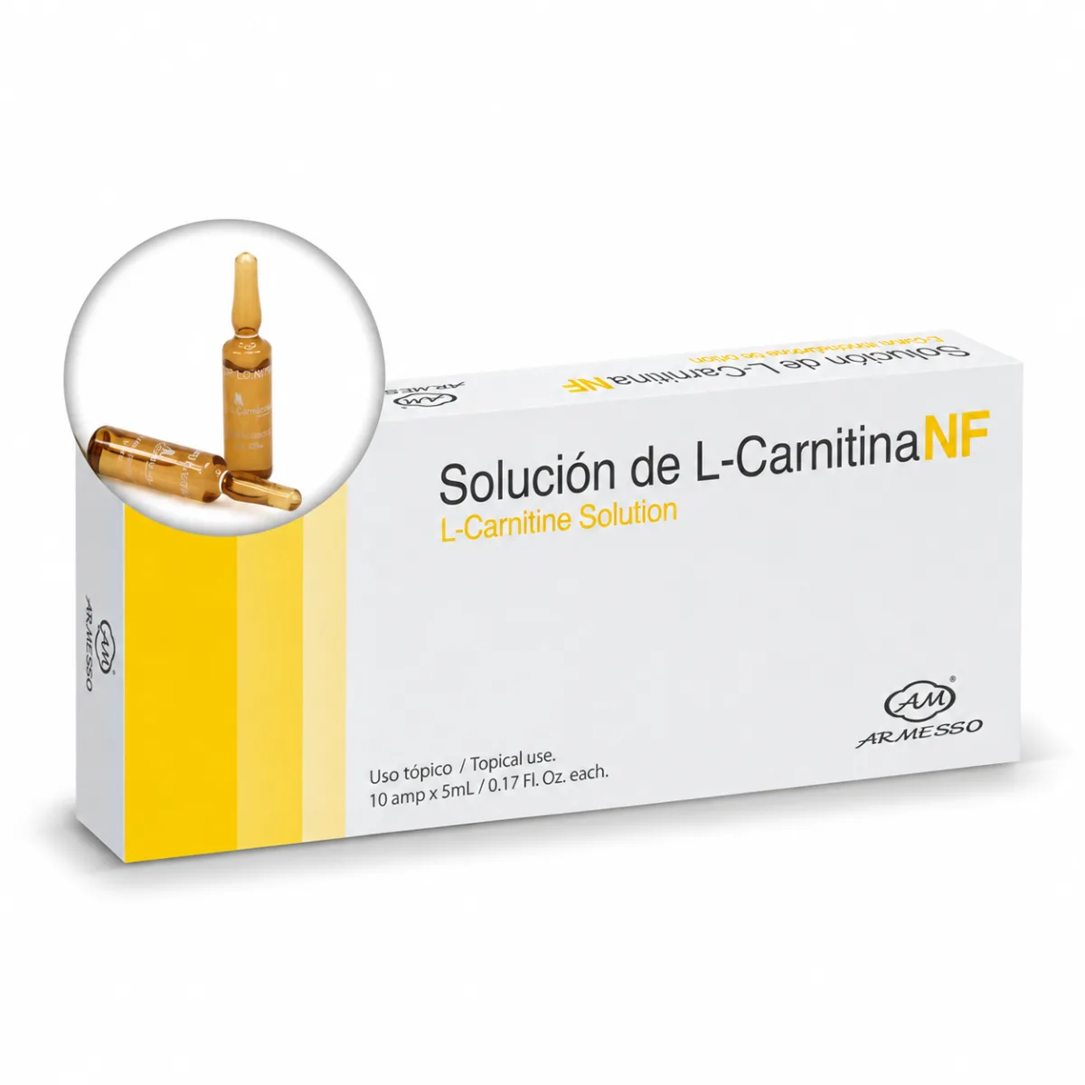 L- CARNITINA NF SOLUCIÓN 5ML X 10 UND. - ARMESSO