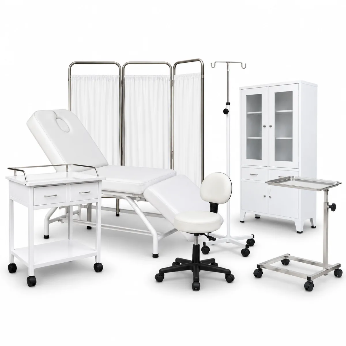 KIT MOBILIARIO MEDICO (2 CUERPOS) X 07 UND. - NACIONAL