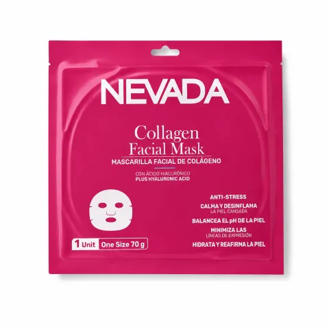 MASCARILLA FACIAL (HIDROGEL DE COLAGENO) 70G. X 01 UND. - NEVADA