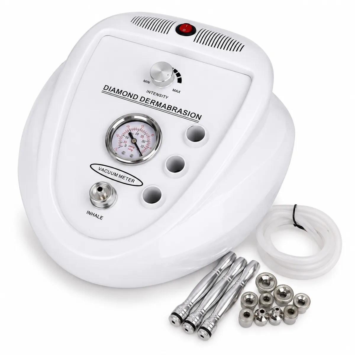PUNTA DE DIAMANTE MICRODERMOABRASIÓN PROFESIONAL 3 EN 1 CON ACCESORIOS