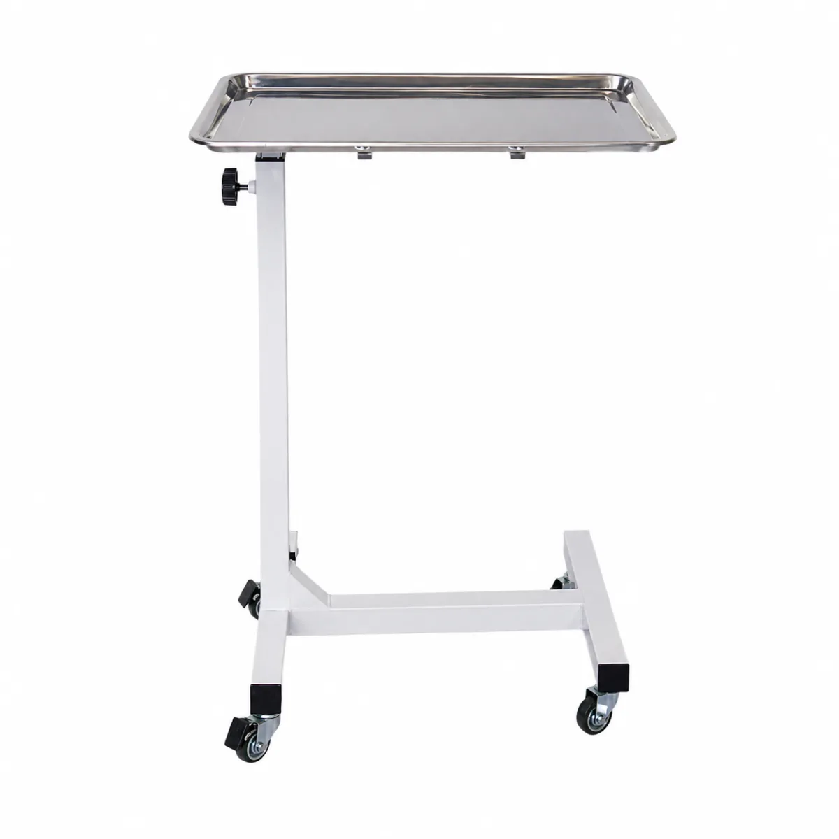 MESA DE MAYO REGULABLE CON RUEDAS (CROMADO) X 01 UND. - NACIONAL