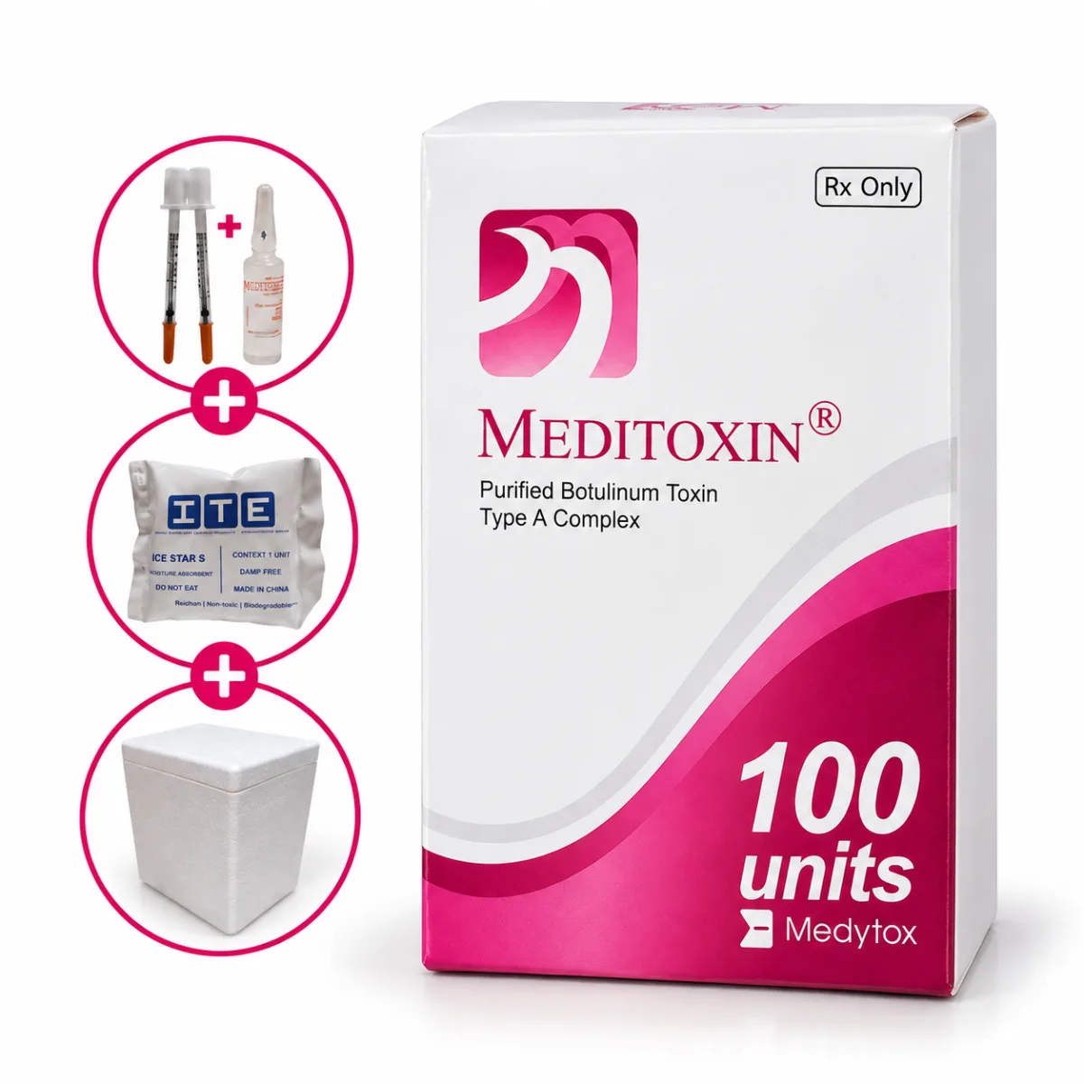 BOTOX TOXINA BOTULÍNICA TIPO (A) 100IU X 01 UND. - MEDITOXIN