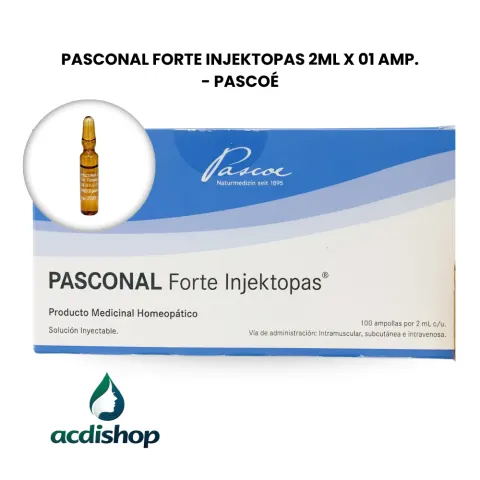 PASCONAL FORTE INJEKTOPAS 2ML X 01 AMP. - PASCOÉ