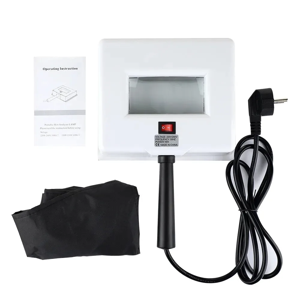 LAMPARA WOOD UV CON CUBIERTA FACIAL