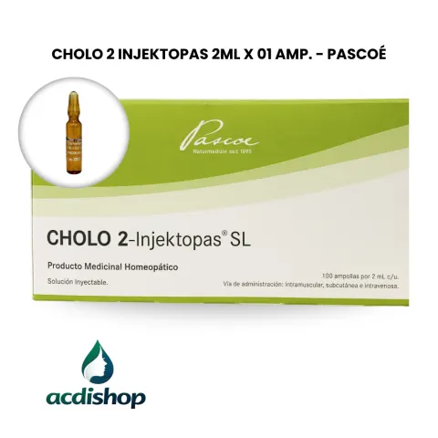 CHOLO 2 INJEKTOPAS 2ML X 01 AMP. - PASCOÉ