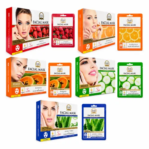 MASCARILLA CON ÁCIDO HIALURÓNICO 100G. X 10 UND. - NEVADA