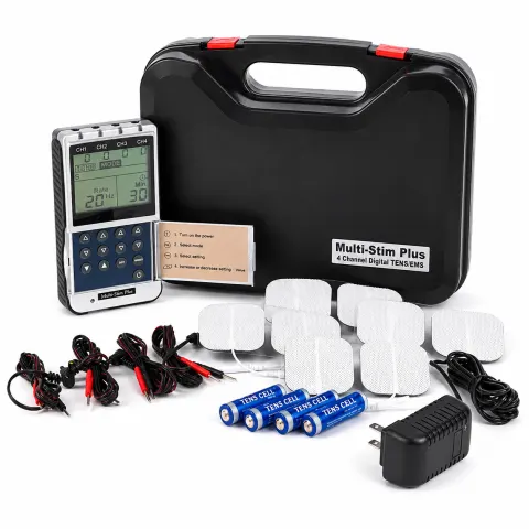 ELECTRO ESTIMULADOR TENS/EMS (4 CH - 8 PARCHES) X 01 UND. - MULTI STIM