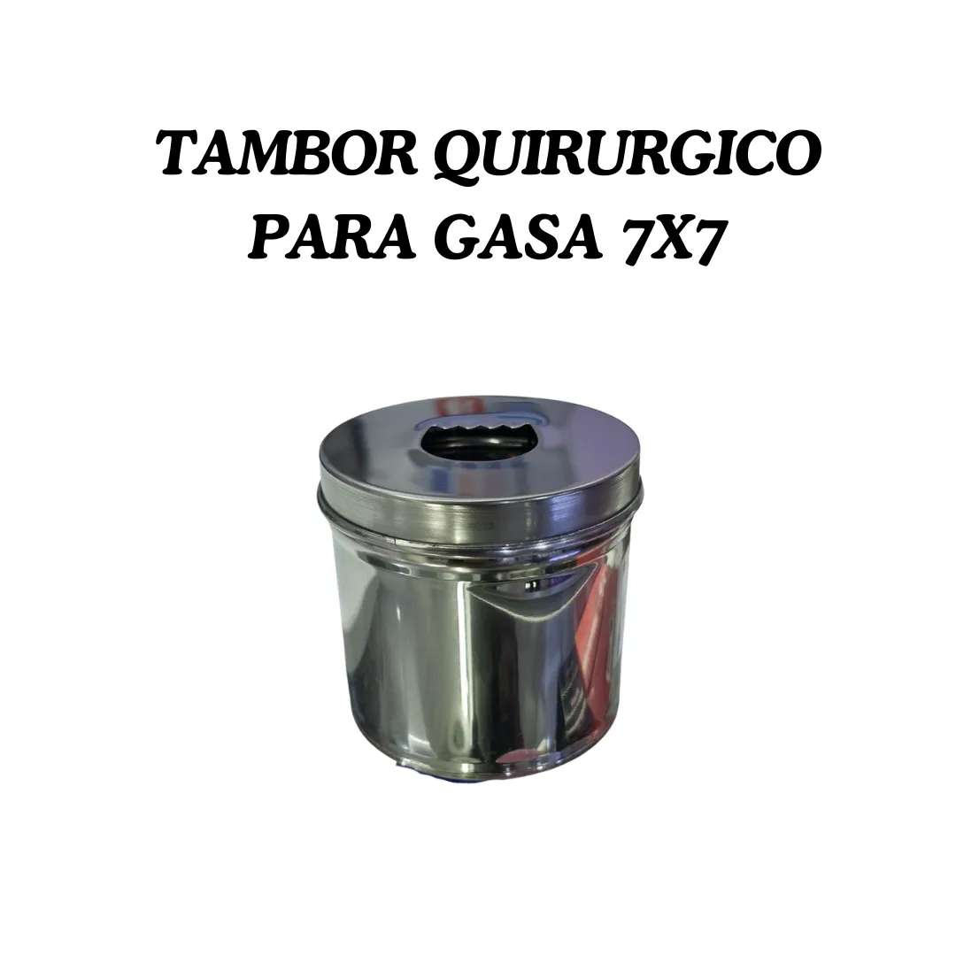 TAMBOR QUIRURGICO PARA GASA 7X7