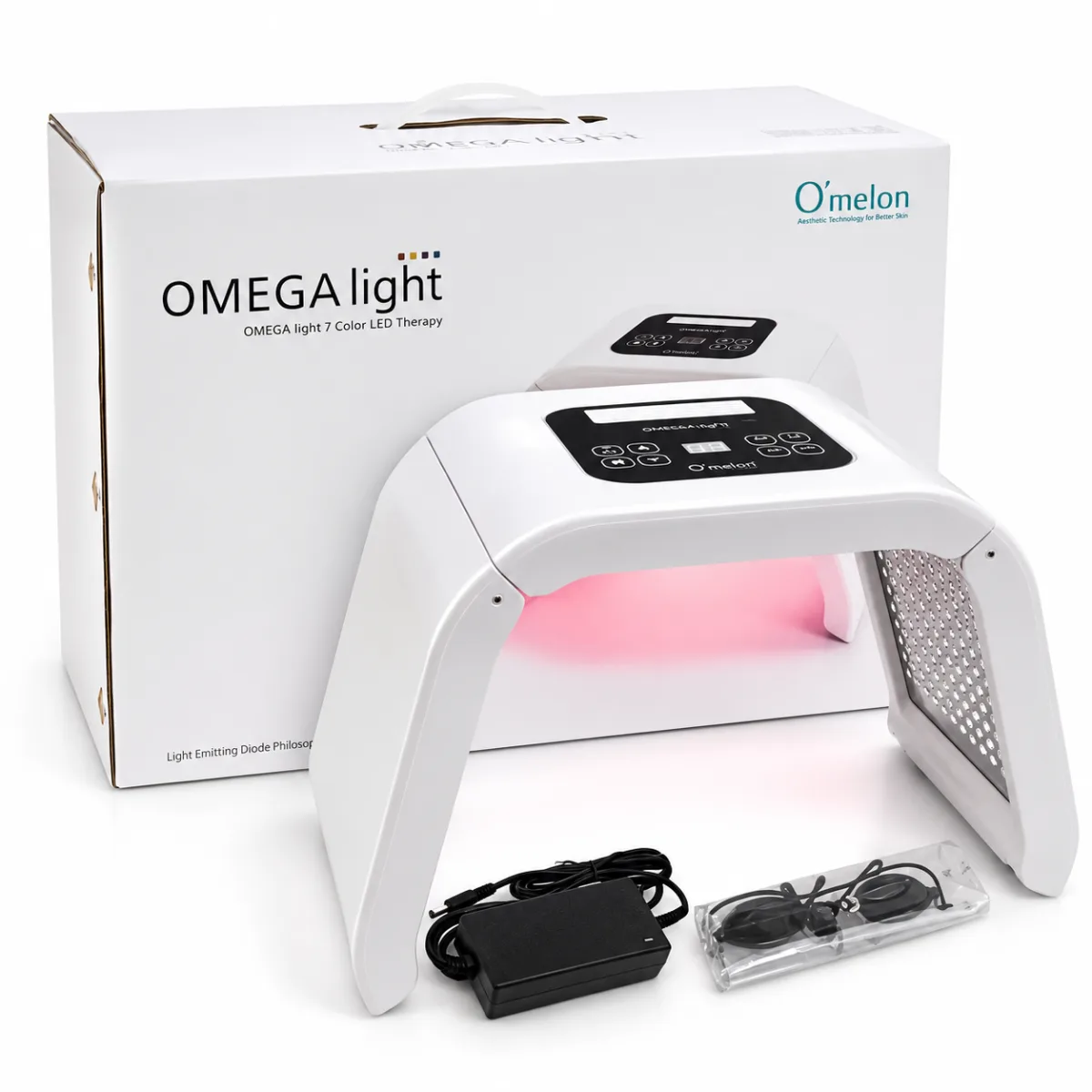 ARCO LED RADIOFRECUENCIA DE 7 COLORES CON LENTES - OMEGA LIGHT