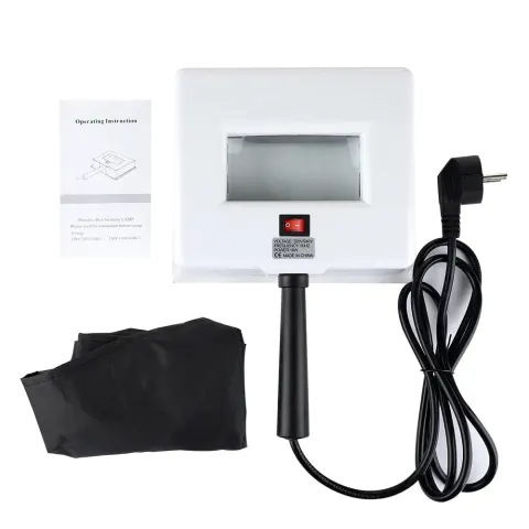 LAMPARA WOOD UV CON CUBIERTA FACIAL